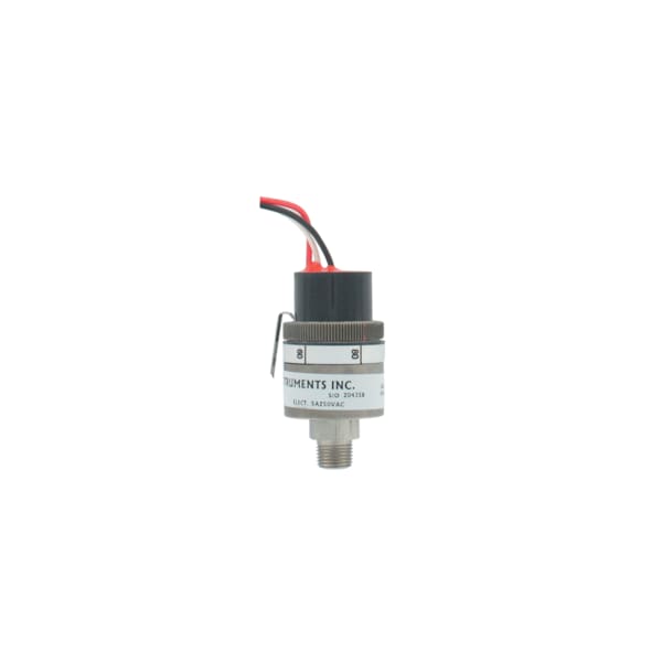 Pressure Switch, Standard, SPDT, 1/8" NPT, 6.0 to 21.5 in Hg Range, Stainless Steel